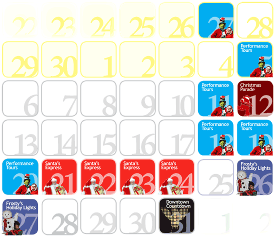 Calendar of Events
